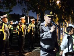 Ciptakan Kamtibmas Yang Aman, Polresta Pekanbaru Gelar Blue Light Patrol