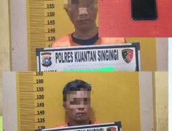 Ungkap Kasus Penyalahgunaan Narkoba Jenis Sabu, Tim Mata Elang Satresnarkoba Polres Kuansing Ringkus 2 Orang Pelaku