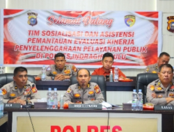 Evaluasi Kinerja Layanan Publik, Polda Riau Gelar Sosialisasi di Polres Inhu