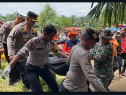 Tim Dipimpin Kapolres Rohul, Di Hari Ke 3, Jasad Tenggelam Di Sungai Batang Lubuh Ditemukan