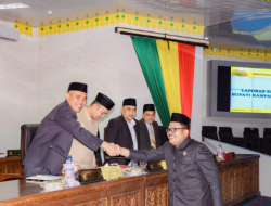 Pj. Bupati Kampar Sampaikan Jawaban Atas Laporan Pansus DPRD Tentang LKPJ Tahun 2022.