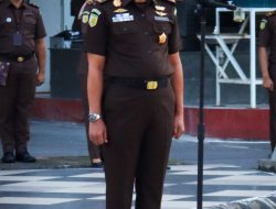 Asisten Pidana Militer Kejaksaan Tinggi Riau Penerima Apel Kerja Pagi