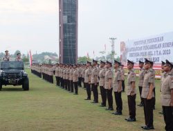 Wakapolda Riau, Brigjen Pol Kasihan Rahmadm Melantik 134 Bintara Polri Gelombang I tahun angkatan 2023 dalam Apel Penutupan yang di gelar di Sekolah Polisi Negara (SPN) Polda Riau