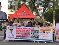 Penegakan Bagi Melanggar Peraturan Dengan Pemasangan Pemberitahuan.