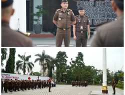 KOORDINATOR BIDANG TINDAK PIDANA KHUSUS KEJAKSAAN TINGGI RIAU MENJADI PENERIMA APEL KERJA PAGI