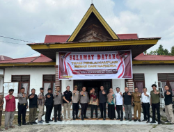 Tim Dit Rektorat Narkoba Polda Riau Gelar Penilaian Kampung Tangguh Bebas Narkoba Desa Puo Raya