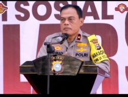 Rombongan Alumni Akabri 90  Dipimpin Wakapolda Riau Brigjen Pol Kasihan Rahmadi Ke  Sekolah Dasar Negeri (SDN) 006 Pekaitan, Kabupaten Rokan Hilir (Rohil)