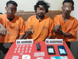 Tim Ojoloyo Tangkap 3 Pelaku Narkoba