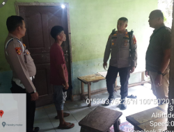 Polsek Tapung Hulu Gerak Cepat Patroli ke Lokasi Diduga Tempat Gelper