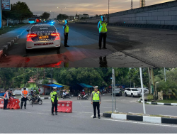 Satgas Preventif Polda Riau OTR LK 2024 Laksanakan Gatur Lalin, Patroli dan Pengamanan