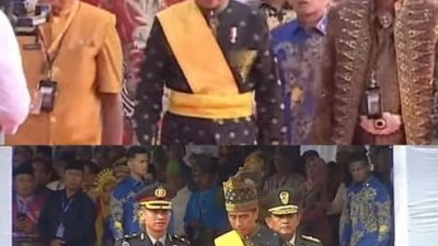 Gunakan Baju Kesultan Melayu Riau, Presiden Jokowi Pimpin Peringatan Hari Lahir Pancasila 2024 di Dumai