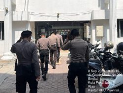 Satgas OMP Tingkatkan patroli ke kantor KPU dan Bawaslu Provinsi Riau