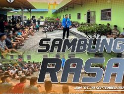 Wujud Kehadiran Langsung Bagi Warga Binaan, Jajaran Pengamanan Lapas Pekanbaru Adakan Kegiatan Sambung Rasa