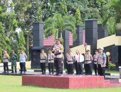 Kapolres Kuansing Pimpin Apel Gelar Pasukan Operasi Zebra Lancang Kuning 2024