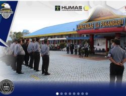 Perkuat Kedisiplinan Pegawai Sebagai Kunci Pelayanan Prima, Pesan Kepala KPLP Pekanbaru Dalam Apel Pagi