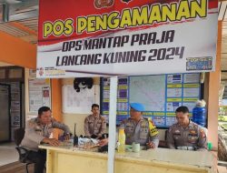 Pengecekan Personil Pengamanan Bawaslu Kuansing Dalam Rangka OMP Lancang Kuning 2024