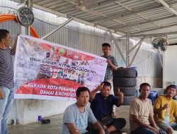 Cooling System Polsek Rumbai.Bhabinkamtibmas(BRIPKA ROGANDA) Wujudkan Situasi Kondusif Pilkada 2024.