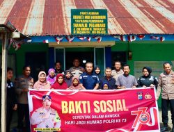 Kapolresta Pekanbaru Gelar Bakti Sosial di Panti Asuhan Bhakti Muftaridun Peringati HUT ke-73 Humas Polri