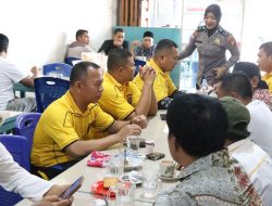 Polres Kuansing Gelar Jumat Curhat Bersama SPSI Niba Kuansing Dalam Rangka Cooling System Pilkada Damai 2024