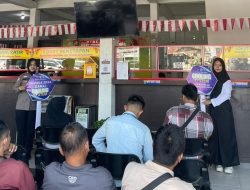 Himbau Pilkada Damai di Samsat Kubang Jaya, Pengunjung Diajak Sukseskan Pilkada 2024