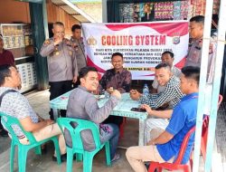 Gelar Cooling System, Kapolsek Kampar Kiri Himbau Masyarakat Tetap Jaga Kamtibmas
