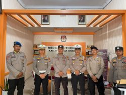 Polres Kuansing Intensifkan Pengamanan KPUD Kuansing Dalam Rangka Operasi Mantap Praja Lancang Kuning 2024