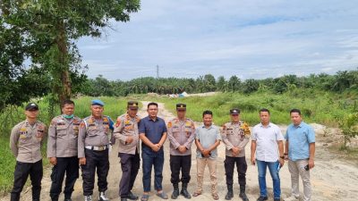 Polsek Tambang  Cek Lokasi Aktivitas Praktek Ilegal Mining / Akuari Galian C