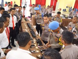 Polres Kampar Gelar Apel Pemeriksaan Senpi dan Amunisi, Tekankan Pentingnya Profesionalisme dan Kepatuhan dalam Penggunaan Senjata Api