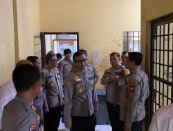 Cek Ruang Tahanan, Kapolres Kuansing Pastikan Keamanan Kondisi Para Tahanan Sehat dan Lengkap