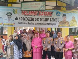 Polres Kuansing Gelar Program Makan Bergizi Gratis di SDN 001 Muara Lembu Dukung Asta Cita Presiden RI