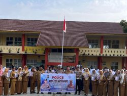 Sat Lantas Polres Kuansing Gelar “Police Goes to School”, Berikan Edukasi Keselamatan Berkendara