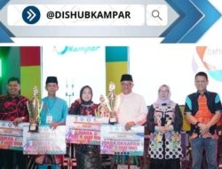 Dinas Perhubungan Kabupaten Kampar Raih Juara II pertandingan Volly HUT Kampar ke-75 Tahun 2025