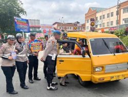 Hari Ke dua Operasi Keselamatan Lancang Kuning 2025 Dirlantas Polda Riau Gencar Melaksanakan Kegiatan Edukasi