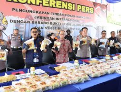 POLDA RIAU UNGKAP NARKOBA JARINGAN INTERNASIONAL