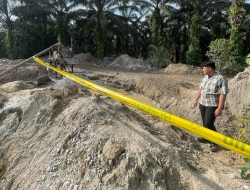 Polres Kampar Berhasil Bongkar Praktik Penambangan Ilegal di Desa Padang Luas, Amankan 1 Unit Excavator!
