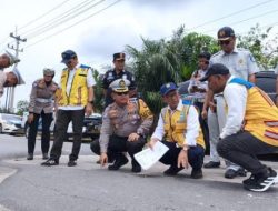 DIRLANTAS POLDA Riau Cek Jalan Lintas Timur Bersama Stakeholder