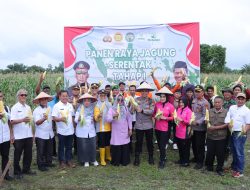 Polres Kampar Sukses Panen Raya Jagung Tahap I, Wujudkan Sinergi dan Dukung Ketahanan Pangan Nasional!