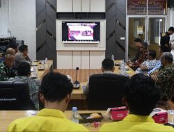 Polres Kuansing Ikuti Vidcon Baksos Polri Presisi Bersama Mahasiswa, Aliansi BEM, dan OKP Menyambut Bulan Suci Ramadhan 1446 H