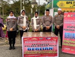 TRLK -25 – Polres Rokan Hulu Berbagi Berkah di Bulan Ramadhan dengan Kegiatan “BERLIAN”