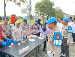Dadakan Mengadakan Pengecekan Urine Personel Polda Riau,Kapolda Riau Usulkan Pemecatan Atau PTDH Terhadap Pesonel Positif Narkoba