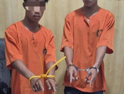 Polsek Kampar Kiri Tangkap Dua Pelaku Narkoba di Desa Gunung Mulya