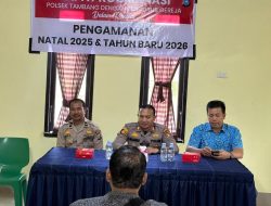 Jelang Naturu 2025, Polsek Tambang Gelar Rakor Pengamanan