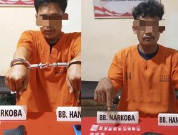 Satnarkoba Polres Kampar Tangkap Dua Pelaku Narkoba di dua TKP