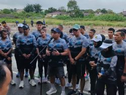 *Polresta Pekanbaru Dukung Green Policing Run, Tanam 100 Pohon di Meranti Pandak*