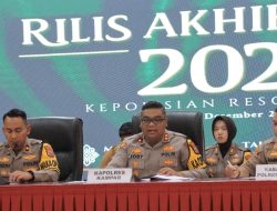 Rilis Akhir Tahun Polres Kampar Komitmen Berantas Kriminalitas dan Layani Masyarakat