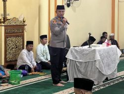 Kapolsek Tambang Hadiri Tablig Akbar Muhasabah Dari Meraih Keberkahan Diakhir dan Awal Tahun