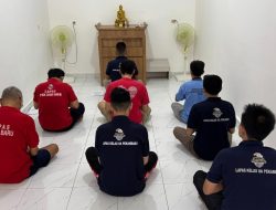 Komitmen Perkuat Pembinaan Kepribadian, Warga Binaan Lapas Pekanbaru Jalani Ibadah di Cetiya Dharma Bakti