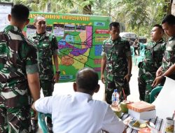 Danrem 031/Wira Bima Tinjau Pos Satgas TNTN, Pastikan Kegiatan Berjalan Aman dan Lancar