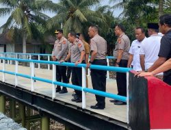 Kapolda Riau Cek Jembatan Gobah yang Akan Diresmikan Kapolri, Akses Masyarakat Kembali Lancar.