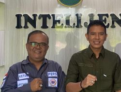 Ketum DPP Solidaritas Wartawan Indonesia Silahturahmi ke Kejari Rokan Hulu